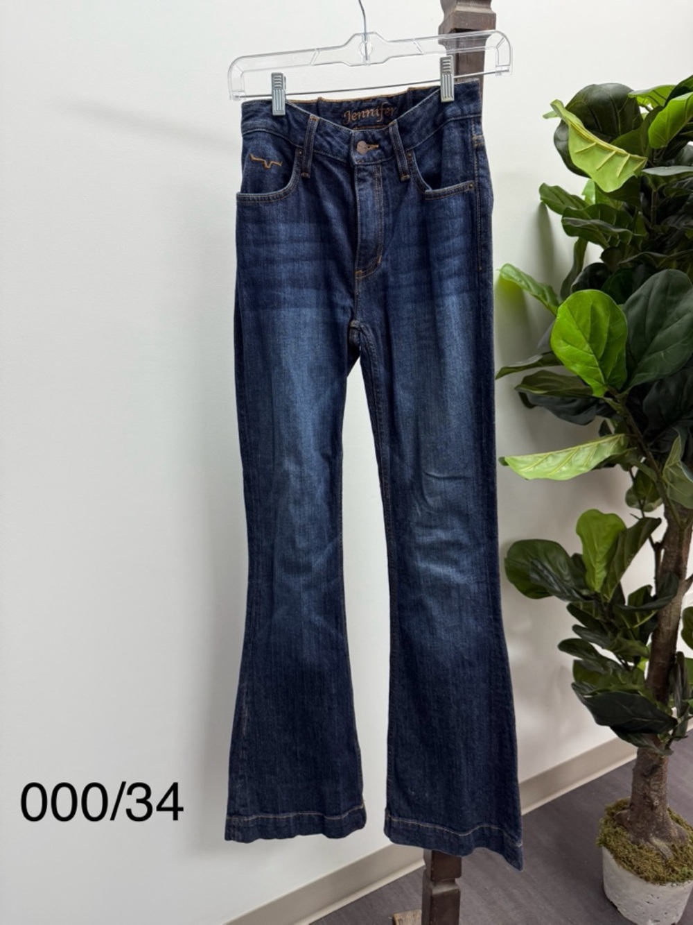 Jennifer Dark Indigo Flared Women's Jeans